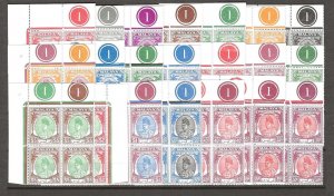 MALAYA/PERLIS 1951/55 SG 7/27 MNH Cat £760