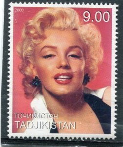 Tajikistan 2001 MARILYN MONROE 1 value Perforated Mint (NH)