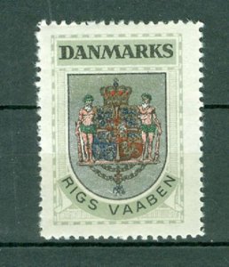 Denmark. Poster Stamp 1940/42. Mnh. Denmark. National Coats Of Arms.Crown, Order