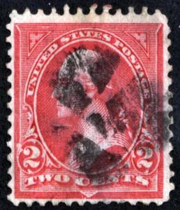 SC#252 2¢ Washington (1895) Used