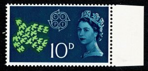 GB 1961 CEPT 10d. SHIFT OF TURQUOISE. SG 628 var.