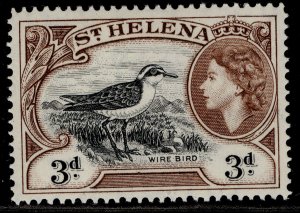 ST. HELENA QEII SG158, 3d black & brown, M MINT.