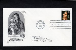 3536 Christmas, FDC PCS addressed