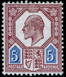 SG293 SPEC M30(2), 5d dull reddish purple & bright blue, NH MINT. Cat £60.