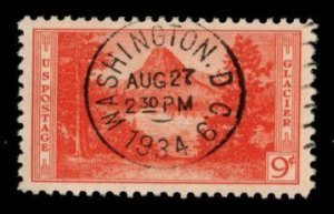 United States #748 used first day cancel