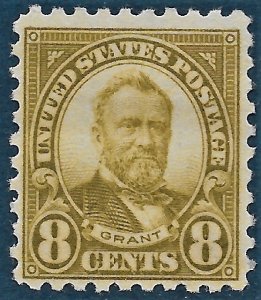 US 1926 Sc. 589 OG Hinge Remnant Cat. Val. $27.50