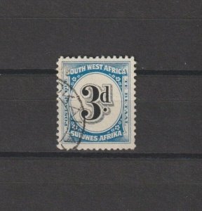 SOUTH WEST AFRICA 1931 SG D50 USED Cat £16