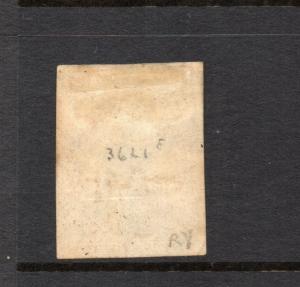 #10A - 3 cent stamp of 1851 - RARE FIRST PLATE #1 early - cv$160 -   36L1e