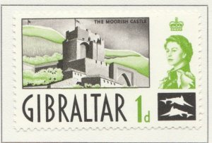 1960 British Colony GIBRALTAR 1d MH* Stamp A28P47F30432-