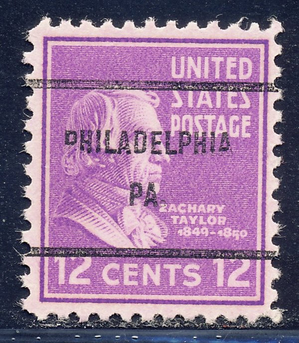 Philadelphia PA, 817-61 Bureau Precancel, 12¢ Taylor