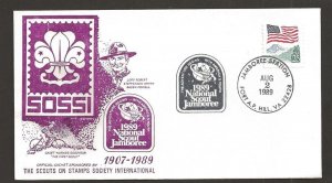 1989 US Boy Scout National Jamboree SOSSI Official Fort AP Hill