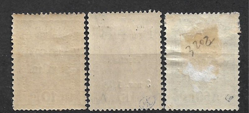 COLLECTION LOT OF #571  AUSTRIA ITALY OCCUPATION 3 MNH/MH 1918 CV +$55 2 SCAN