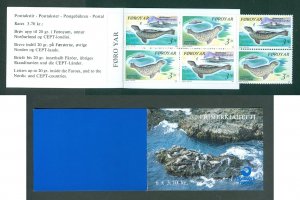 Faroe Islands. 1992 Booklet Mnh. Seals. Sc# 240a.