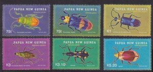 Papua New Guinea MNH 1140-5 Insects Bugs Beetles 2005 SCV 10.00 UGH!!!!