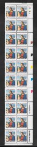 #2244 MNH Plate Block Strip of 20