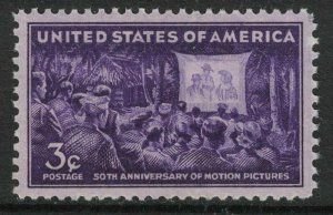 SCOTT  926  MOTION PICTURES  3¢  SINGLE  MINT NEVER HINGED