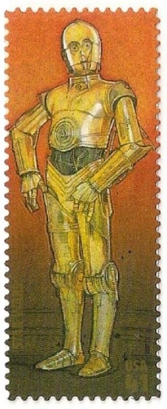 US 4143g Star Wars C-3PO 41c single (1 stamp) MNH 2007