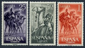 Spanish Sahara 134-136, MNH. Michel 248-250. Camel Riders, Taureg,camel.