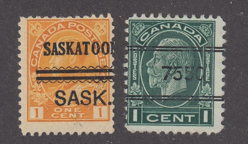 Canada Precancel SASKATOON 1-105, 2-195