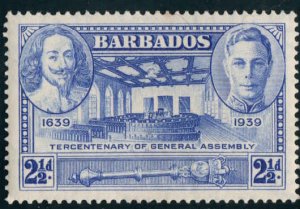 Barbados  #205  Mint LH CV $3.25