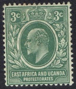 EAST AFRICA AND UGANDA 1907 KEVII 3C 