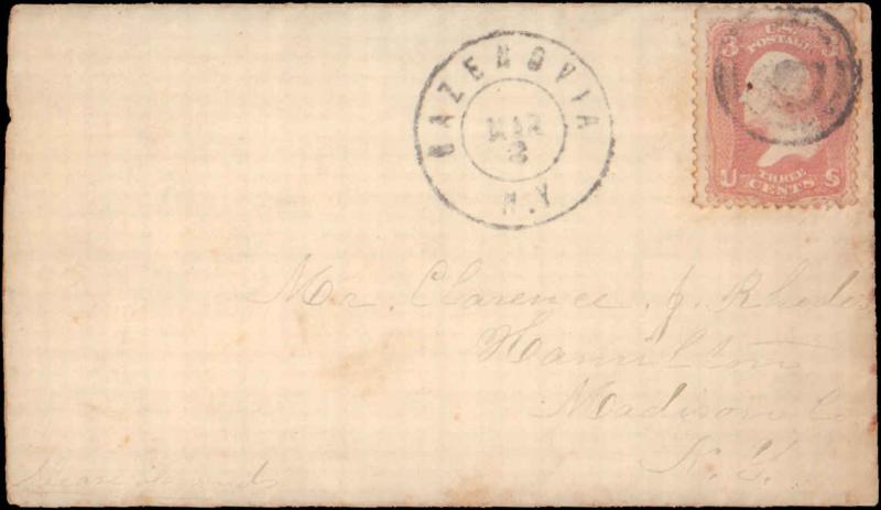 United States, New York, 1861-8 Issue