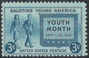 Scott: 963 United States - Youth Month - MNH