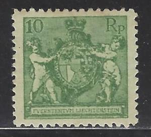 Liechtenstein Scott # 59, mint hr