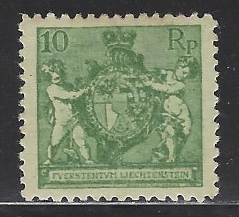 Liechtenstein Scott # 59, mint hr
