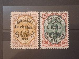 Iran 665-6 Used 1923