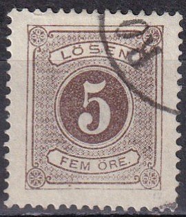 Sweden #J3 F-VF  Used  CV $35.00  (Z6328)