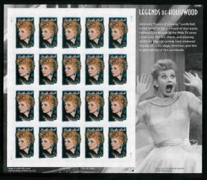 US 3523 Lucille Ball pane of 20 CV=$18.50