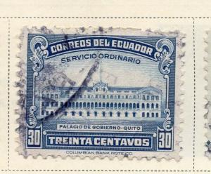 Ecuador 1944-45 Early Issue Fine Used 30c. 170409