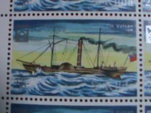 ​ST.KILDA-SCOTLAND FAMOUS SHIP-THE VULCAN MNH SHEET VF WE SHIP TO WORLD WIDE