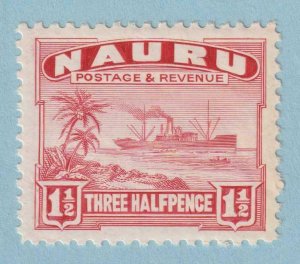 NAURU 19a GLAZED PAPER  MINT NEVER HINGED OG ** NO FAULTS EXTRA FINE!