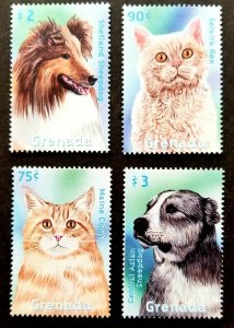 *FREE SHIP Grenada Cats & Dogs 2000 Pet (stamp) MNH