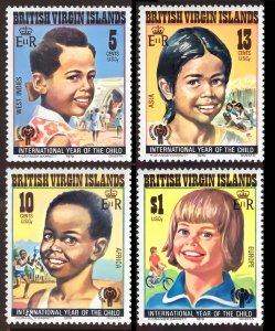 Virgin Islands 1979 Sc#356/359 YEAR OF THE CHILD/BICYCLE Set (4) MNH