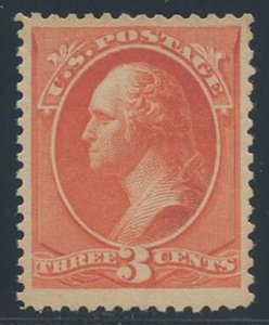 US Scott #214 Mint, VF/XF, NH, PFC (Graded 85)