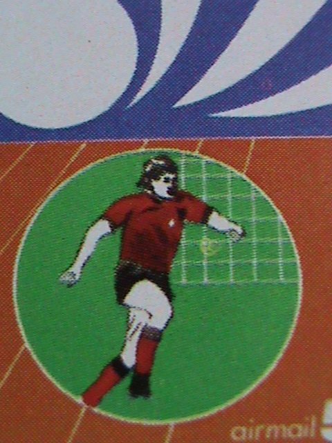 ​SCOTLAND-STAFFA STAMP-1974-WORLD CUP SOCCER-MUNICH'74-CTO FULL-SHEET VF