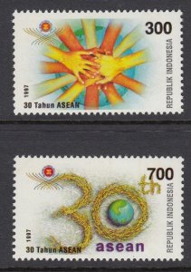 Indonesia 1715-6 ASEAN mnh