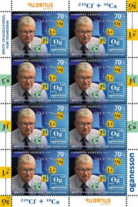 Armenia 2017 MNH** Mi 1050 Yuri Oganessian Physics Chemical Element Mendeleev Og 