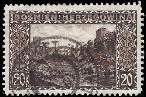 Bosnia-Herzegovina 1906 Sc 36 U vg-vf
