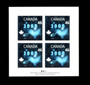 Canada 1999 Dove Millennium Hologram sheet of four miniature sheet MNH mint