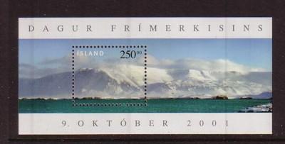 Iceland Sc 951 Stamp Day Esja Mountain stamp sheet mint NH