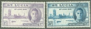 St. Lucia #127-128  Single (Complete Set)