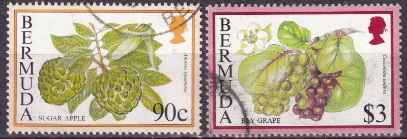 Bermuda #679, 682  F-VF  Used  CV $10.00 (Z3185)