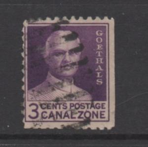 Canal Zone   Scott # 117   used