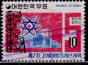 South Korea, 1971, Five Year Plan, 10w, used