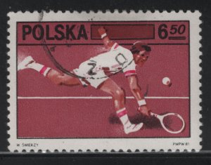 Poland 2472 Polish Tennis Federation 1981