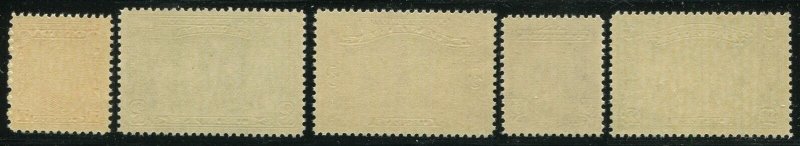 Canada #141-145 Mint Set